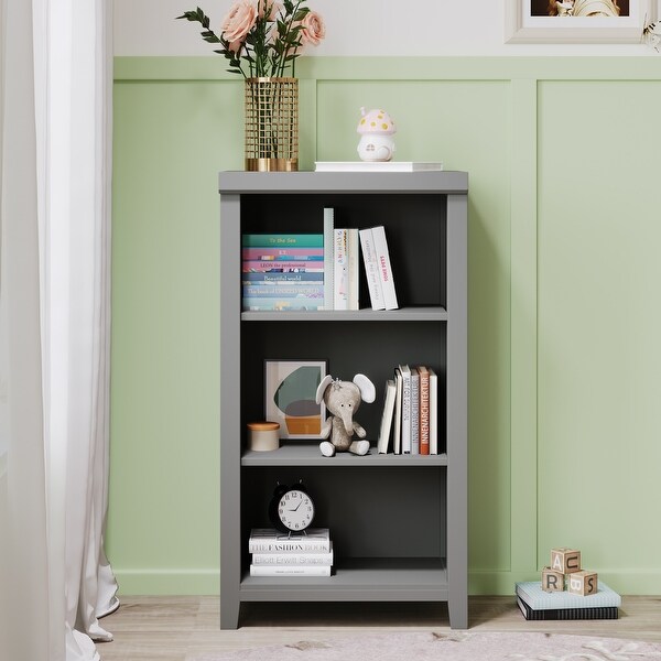 3-Tier Open Shelf Bookcase Storage Cabinet Nightstand - - 36259139