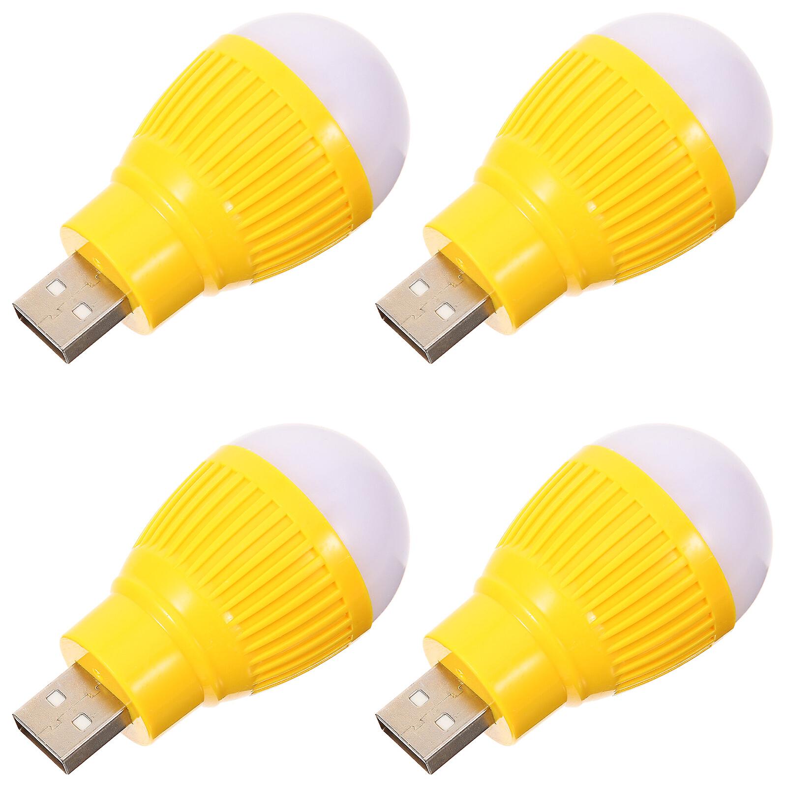 4pcs Usb Small Light Bulbs Led Mini Lights Emergency Lights Small Lamps Usb Lights