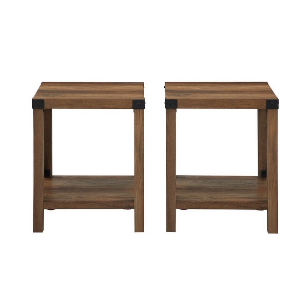 Middlebrook Kujawa 18-in. X-side Accent Table - Set of 2