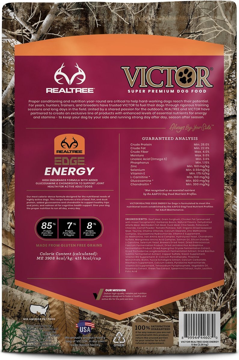 VICTOR Realtree EDGE ENERGY Dry Dog Food