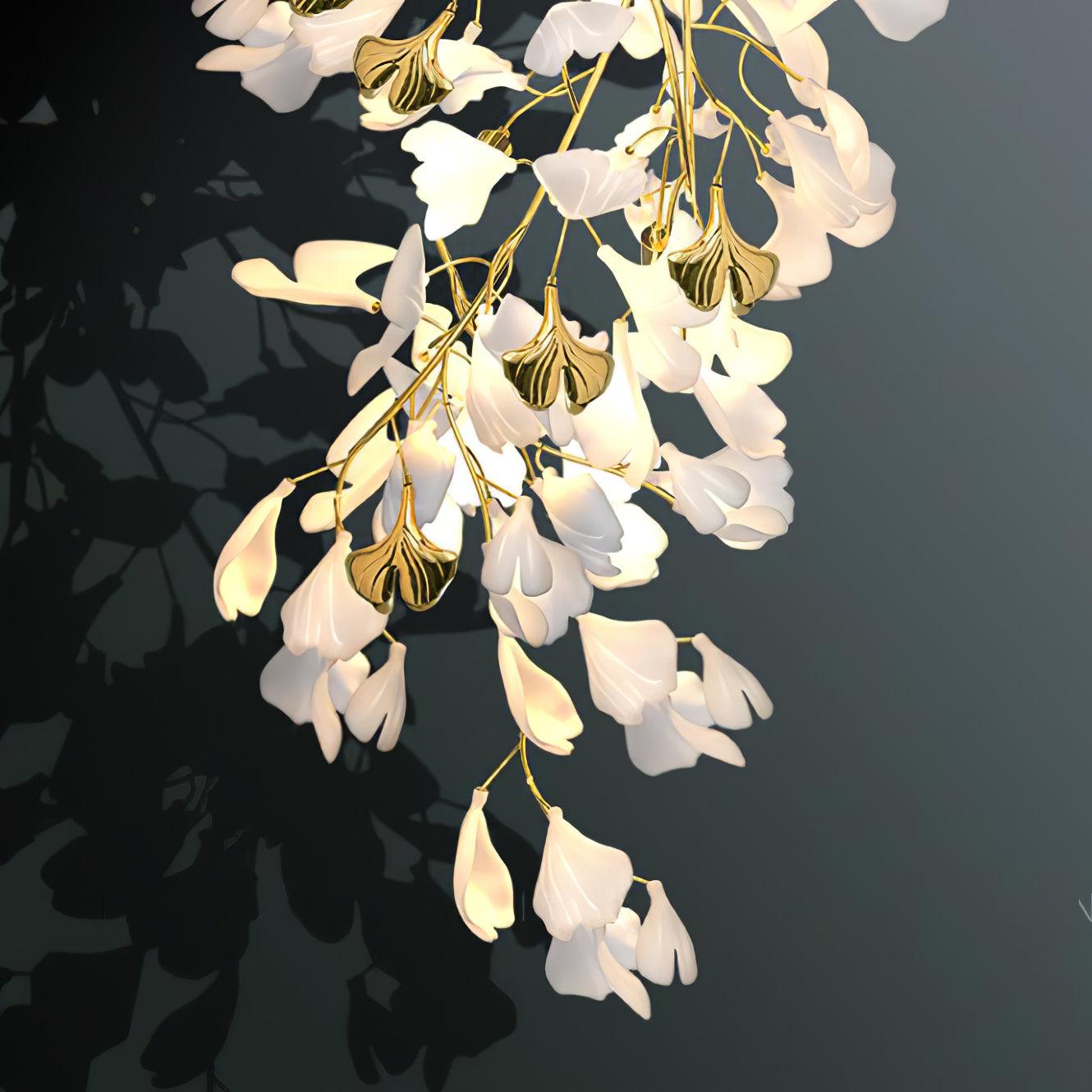 Gingko Flowers Wall Lamp