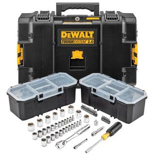 DW TOUGHSYSTEM 2.0 38 in. Drive Mechanics Tool Set (53-Piece) DWMT45153