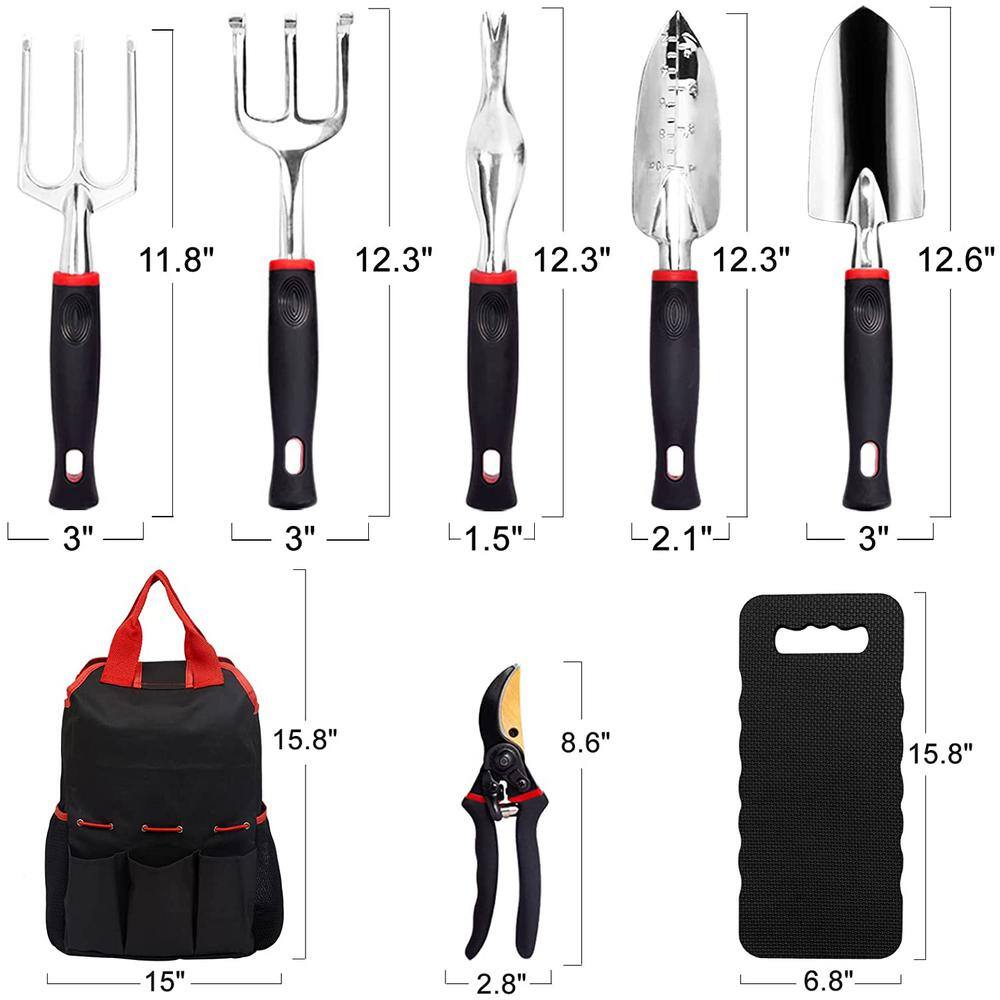 10-Piece Heavy-Duty Garden Tool Set garden tool set B08CRQBPL9