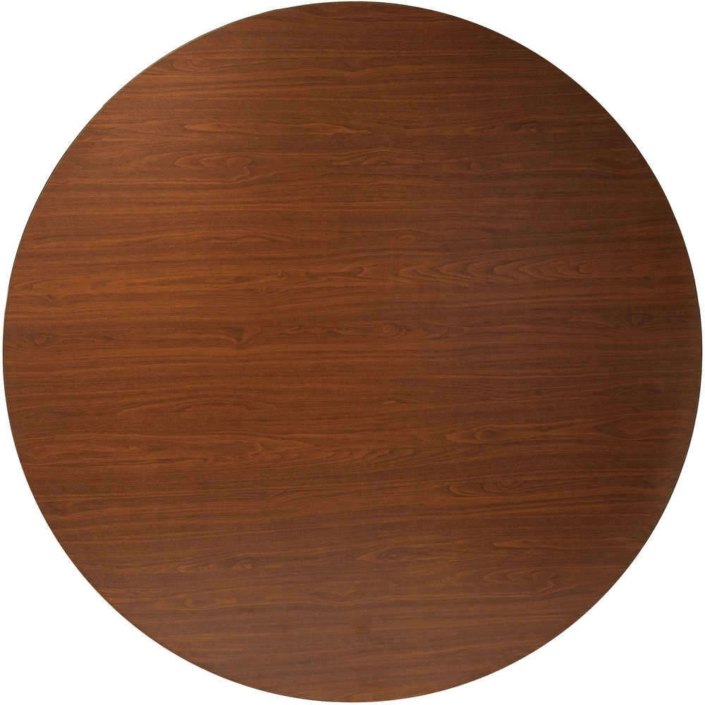 5' Advantage Round High Pressure Laminate Folding Banquet Table