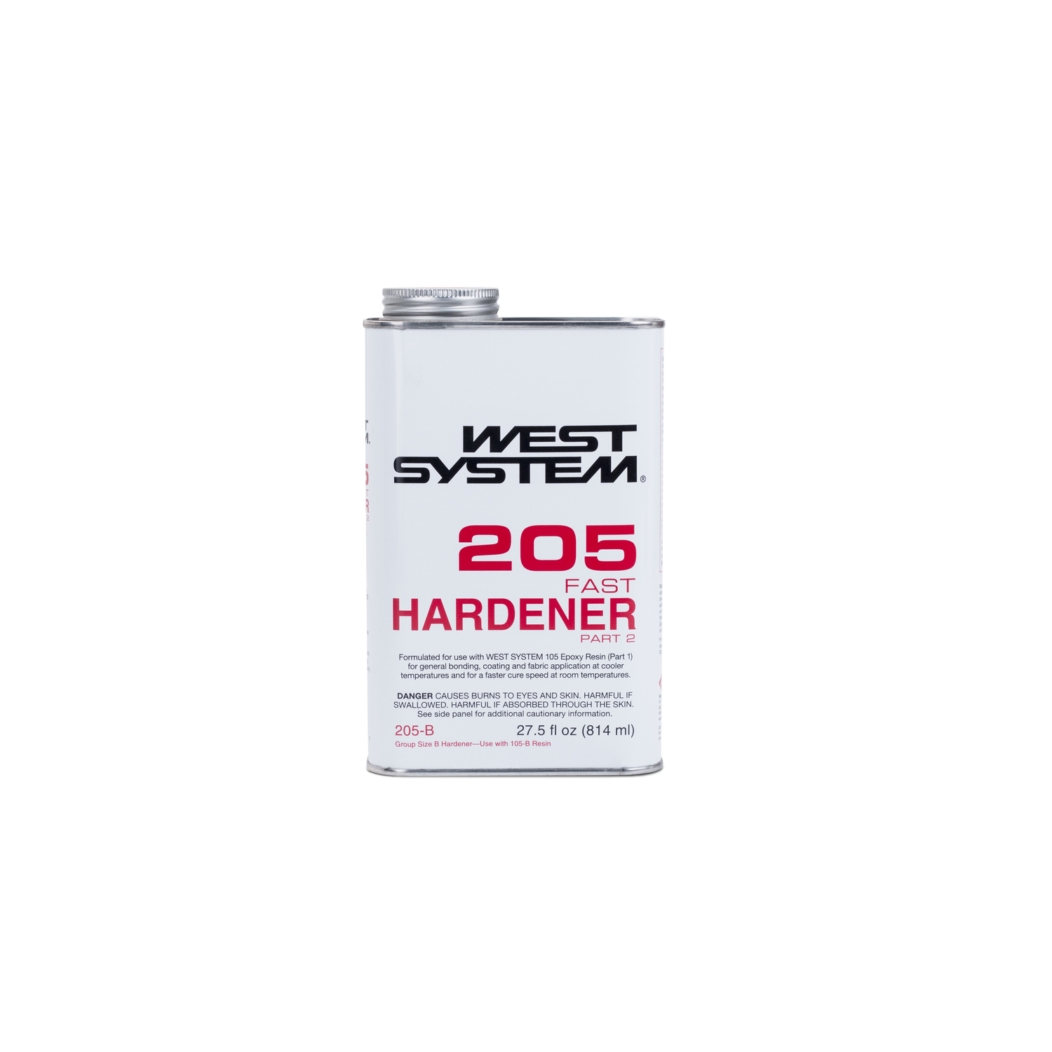 West System 205 Hardener Extra Strength Epoxy Fast Hardener Curing Agent 27.5 oz