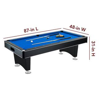 Hathaway Hustler 7 ft. Pool Table BG2515PB