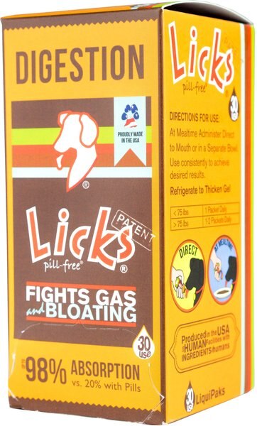 Licks Pill-Free DIGESTION Dog Supplement