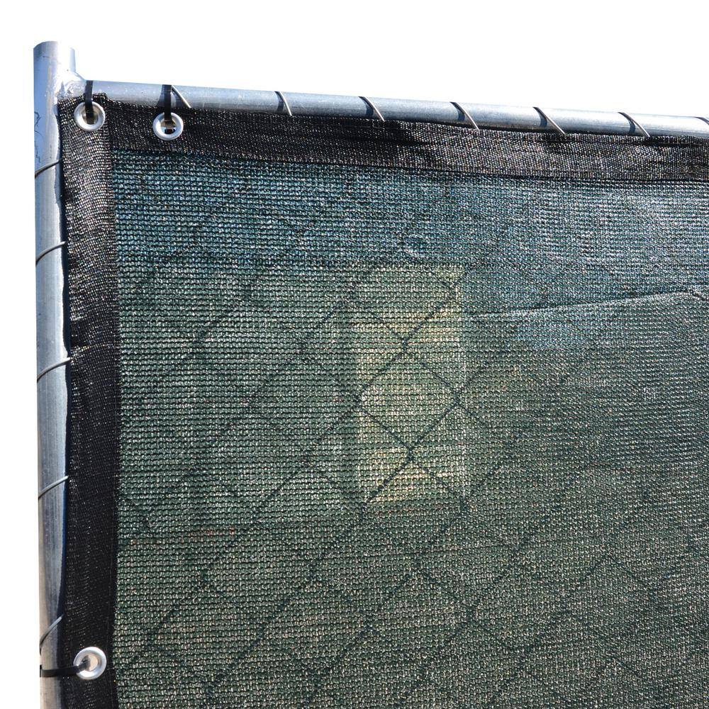 FENCE4EVER 68 in. x 50 ft. Green Privacy Fence Screen Plastic Netting Mesh Fabric Cover with Reinforced Grommets for Garden Fence F4E-G650FS-A-90