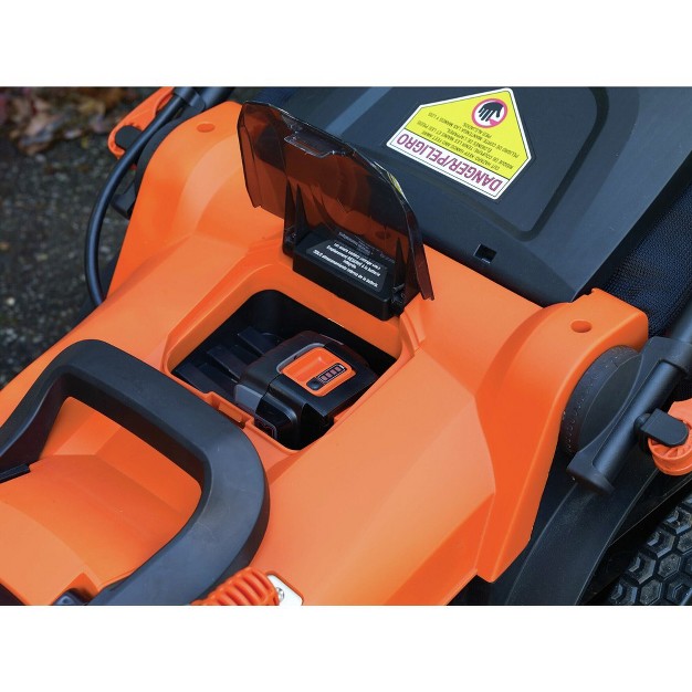 Black amp Decker Cm2043c 40v Max Brushed Lithium ion 20 In Cordless Lawn Mower Kit With 2 Batteries 2 Ah