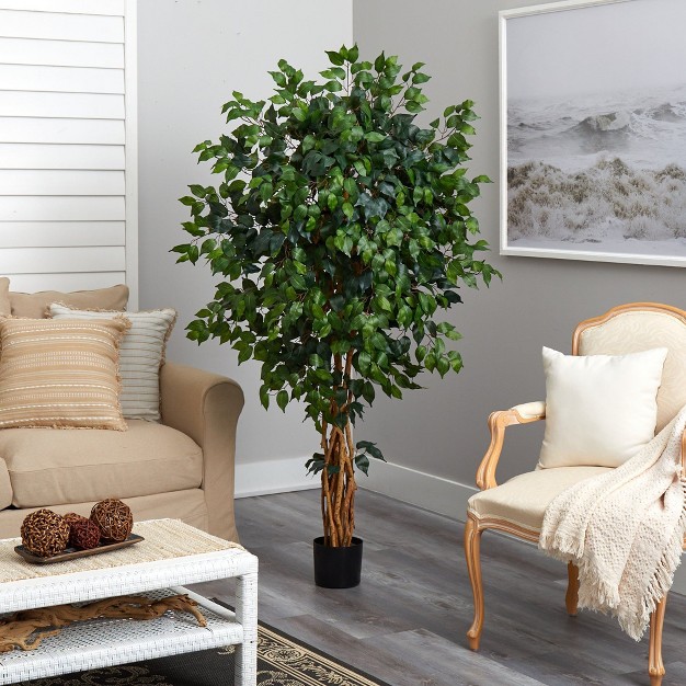 Nearly Natural 5.5-ft Palace Ficus Artificial Tree