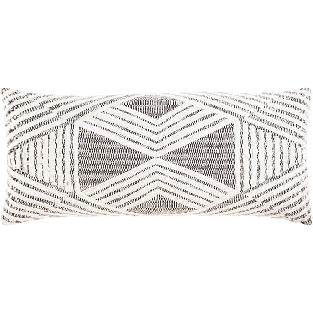 Ilyssa Handwoven Geometric Throw Pillow