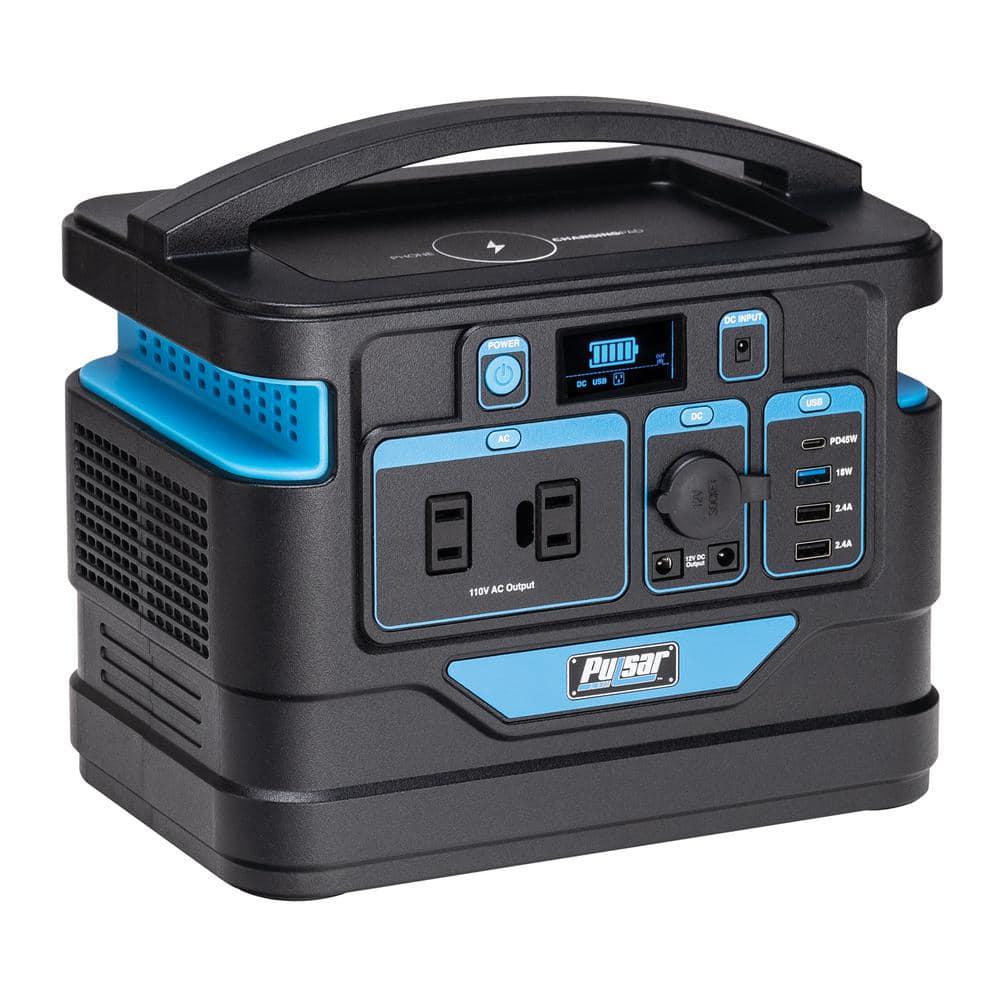 Pulsar 500Watt Power Station with Push Button Start Battery Portable Generator for Outdoors