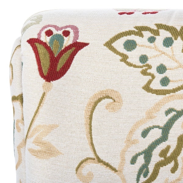 SAFAVIEH Gramercy Red/Ivory Floral Club Chair