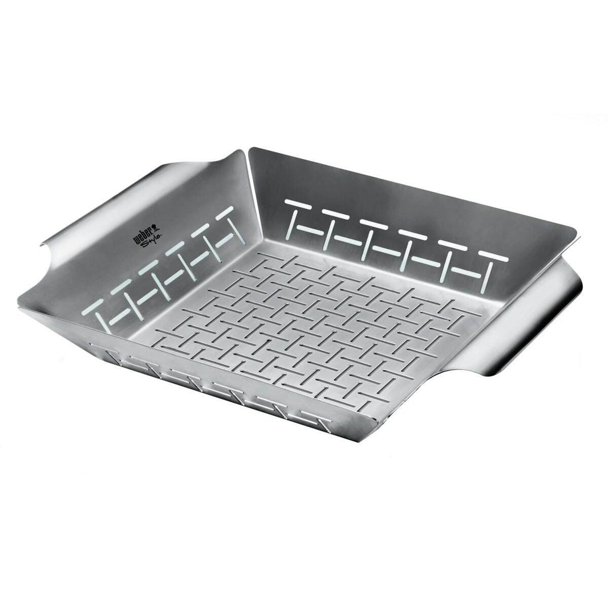 Weber 6434 Deluxe Large Stainless Steel Vegetable Grill Basket