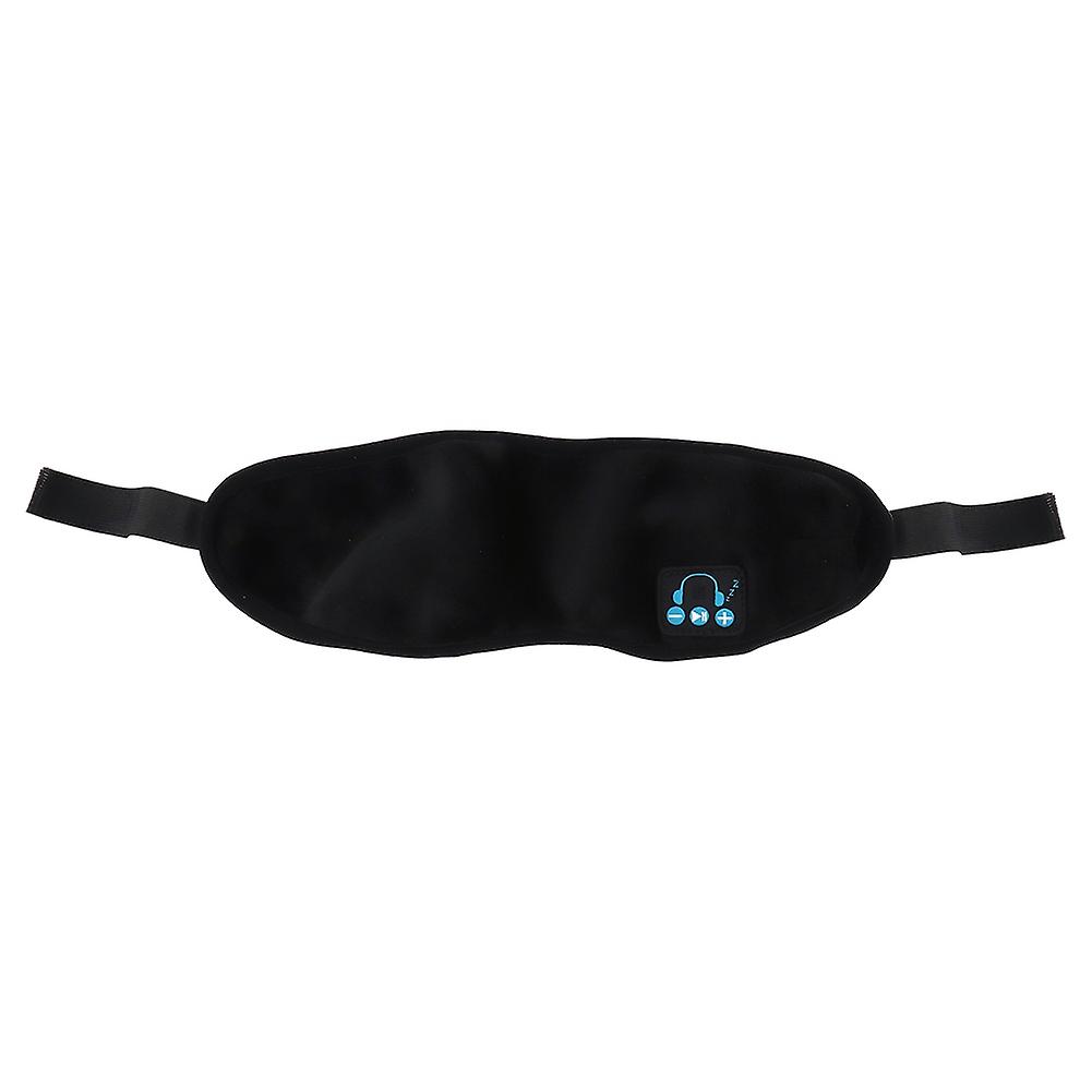 Household Intelligent Sleeping Rest Eyeshade With Wireless Stereo Earphone For Travelingblack