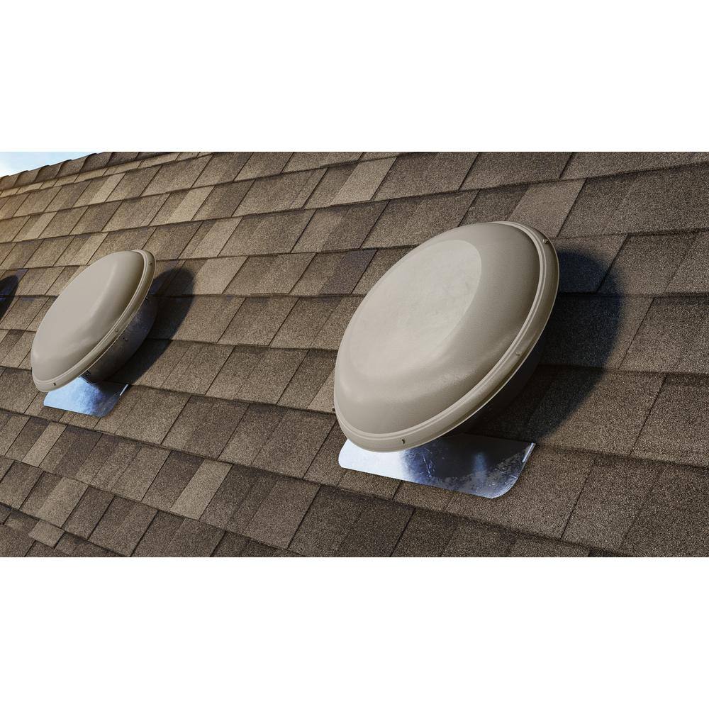 Air Vent 1500 CFM Weatherwood High Efficiency Power Roof Mount Attic Ventilator HE15WW