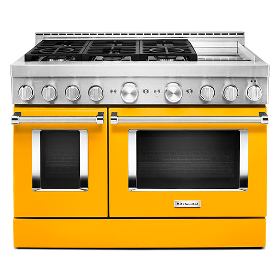 KitchenAid KFGC558JYP 83939 Smart CommercialStyle Gas Range with Griddl