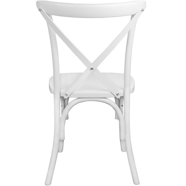 2-pack Resin X-Back Chair