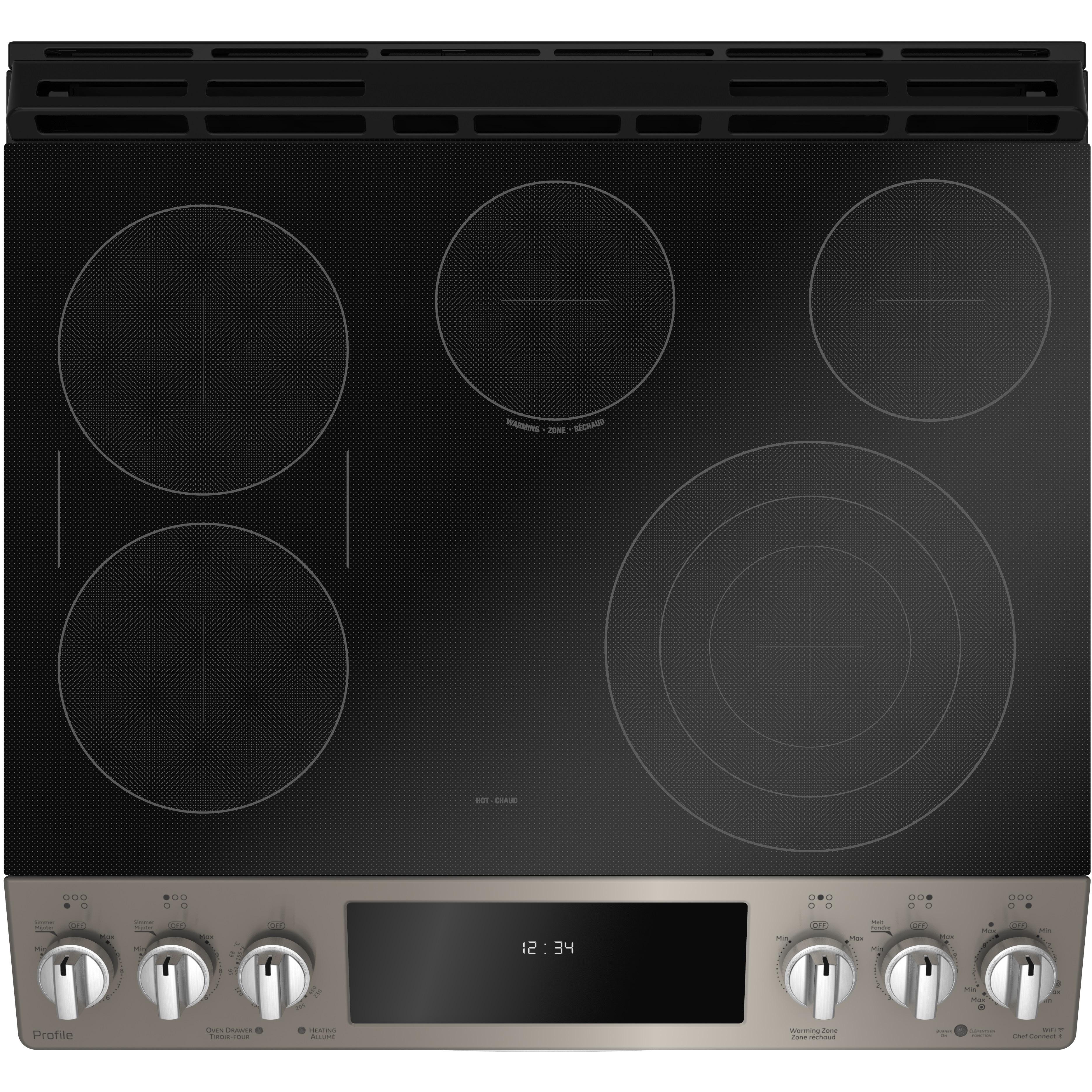 GE Profile 30-inch Slide-In Electric Range PCS940EMES