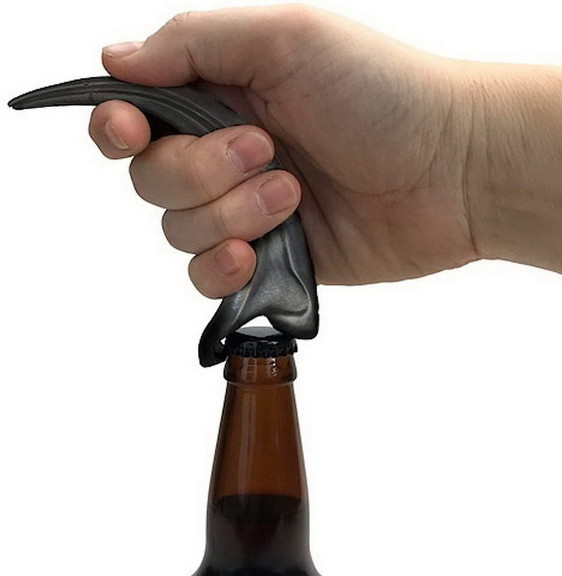 Jurassic Park Fossil Raptor Claw Metal Bottle Open...