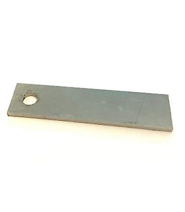 Single 6 Mm Hole Flat Plate (15 X 2 X 38 Mm) - T316 Marine Grade Stainless Steel