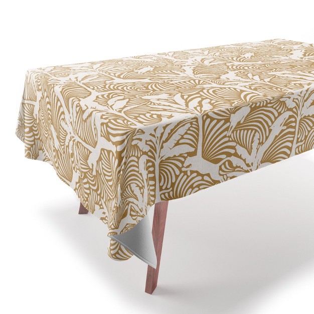 Evamatise Big Cats And Palm Trees Jungle Tablecloth Deny Designs