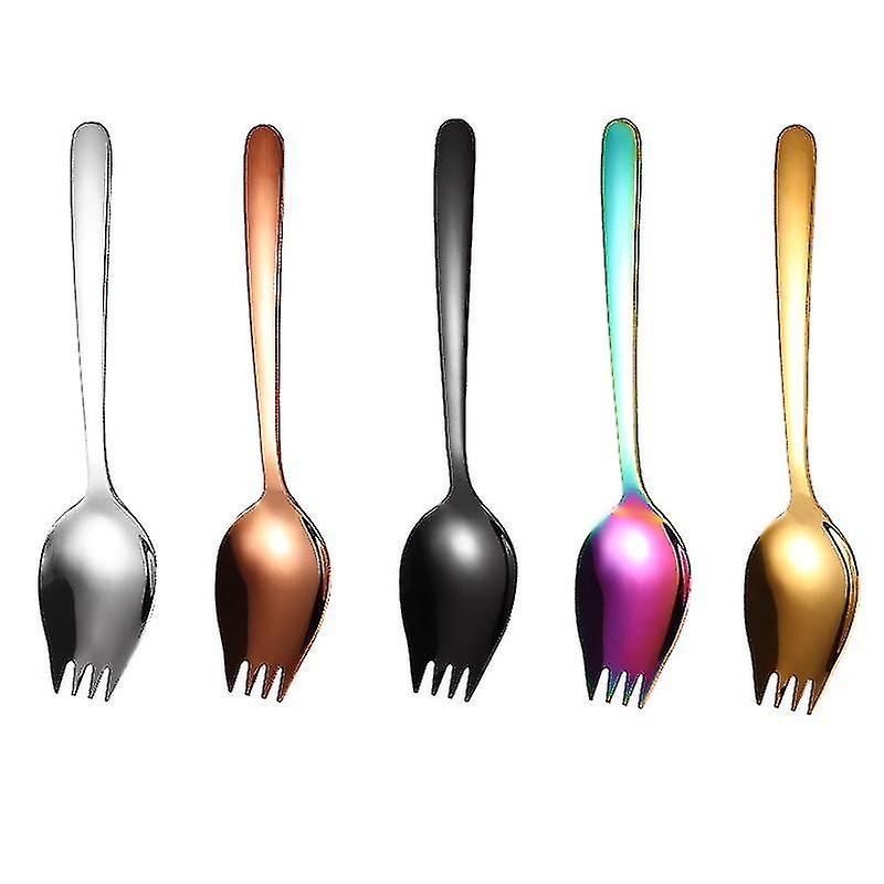 High Quality 304 Stainless Steel 2 In 1 Fork Spoon For Kitchen