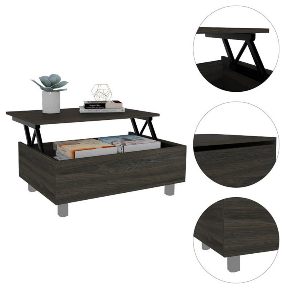 Home Square 2 Piece Set with Coffee Table with Casters and Lift Top Coffee Table   Coffee Table Sets   by Homesquare  Houzz