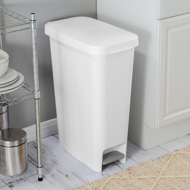 11gal Slim Step Trash Can