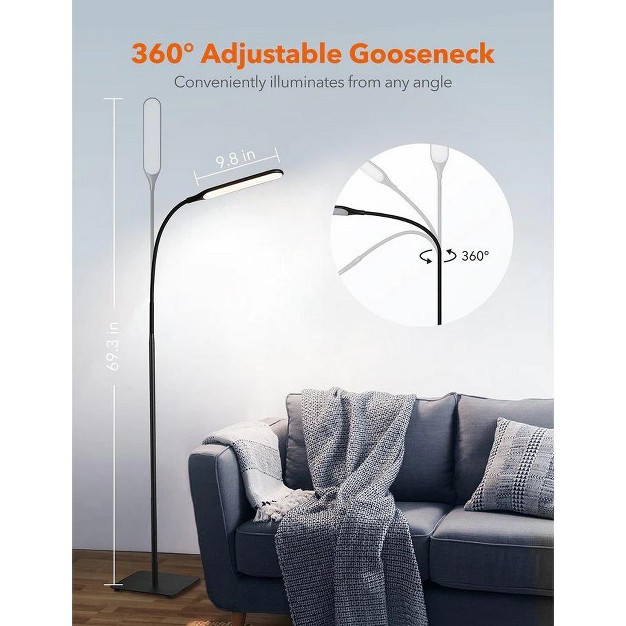 Taotronics Metal Gooseneck Floor Lamp