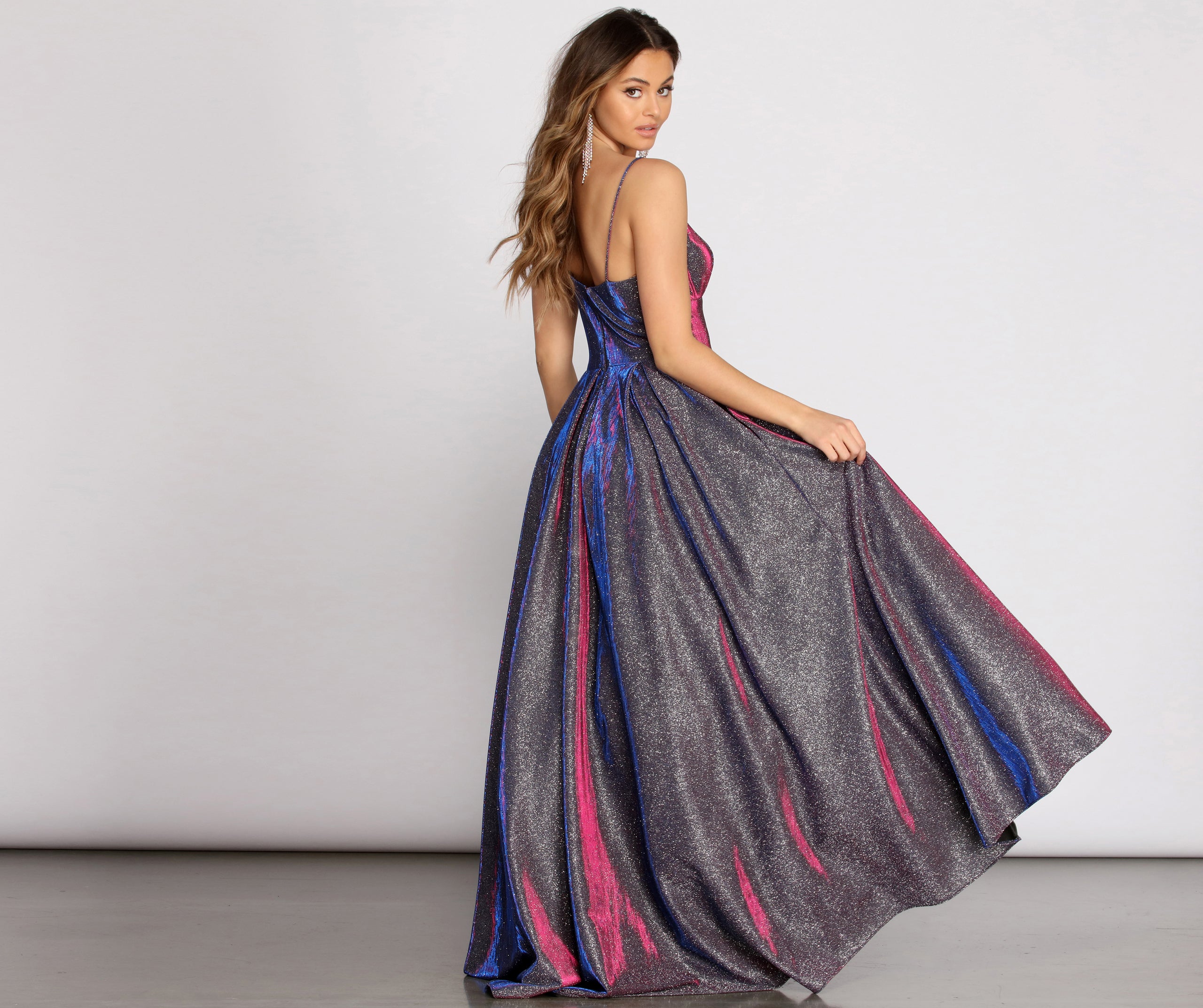 Anya Shining Glitter Ball Gown