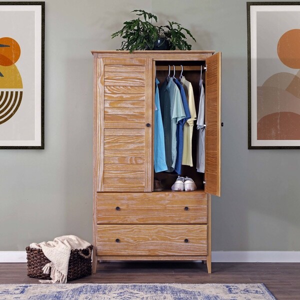 Grain Wood Furniture Greenport 2-door Armoire - - 25739333