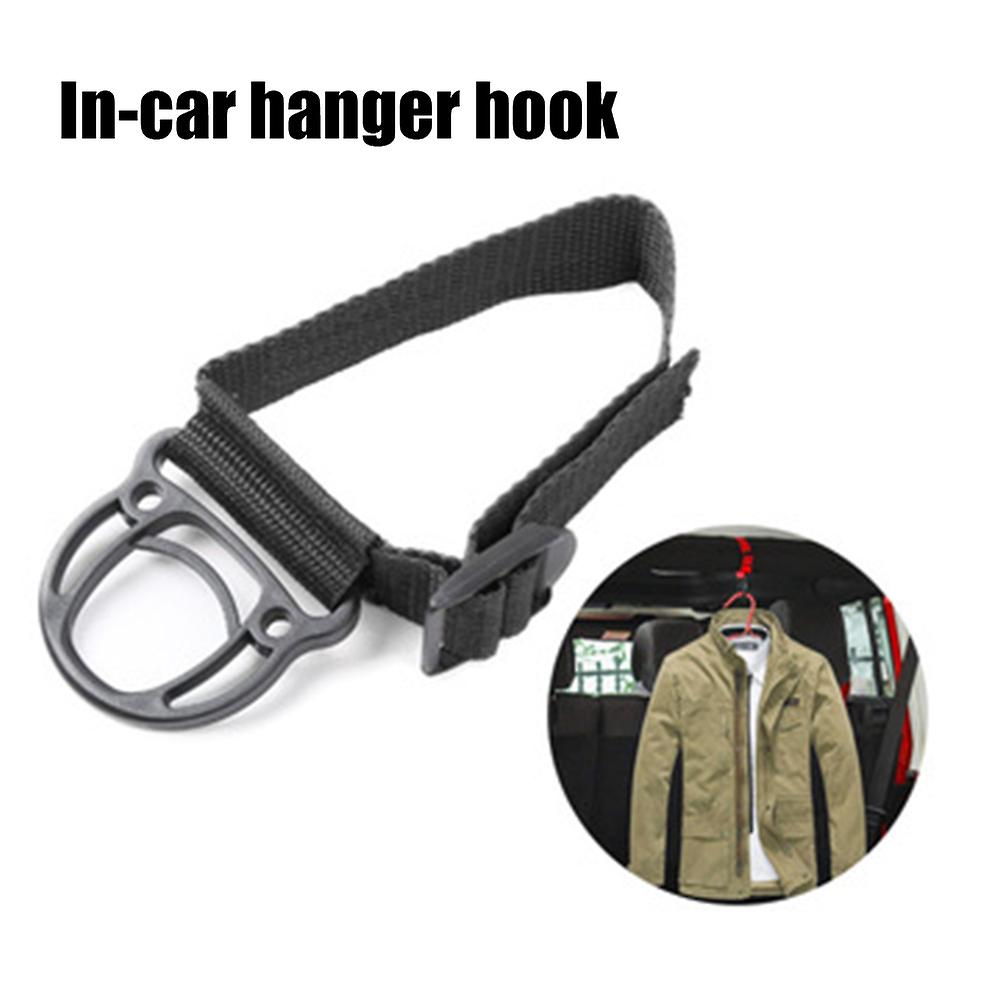 Car Hanger Hook Roof Hanger Adjusting Buckle Design For Wallet Grocery Bag Handbag Red