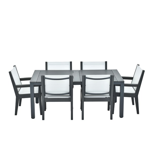 Nantucket Outdoor Dining Set of 7pcs