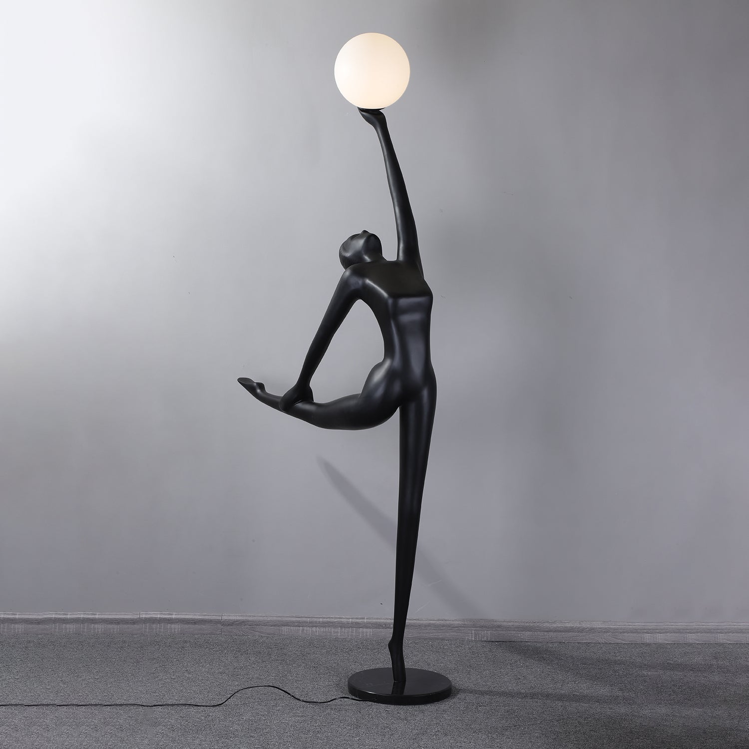 Rhythmic Gymnast Sculpture Floor Lamp