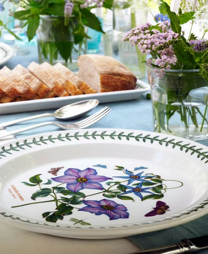 Portmeirion Botanic Garden Dinner Plates Assorted Set of 6