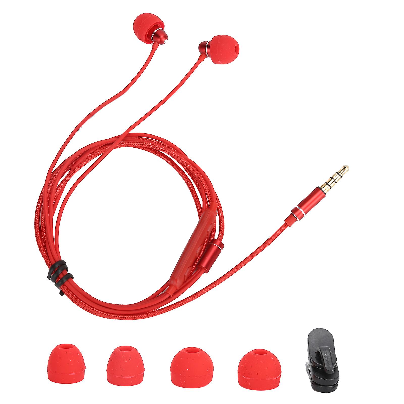 Ms28 Hifi Soundproof Earphone With Mic Portable Wired Earbuds Headphone For Outdoor