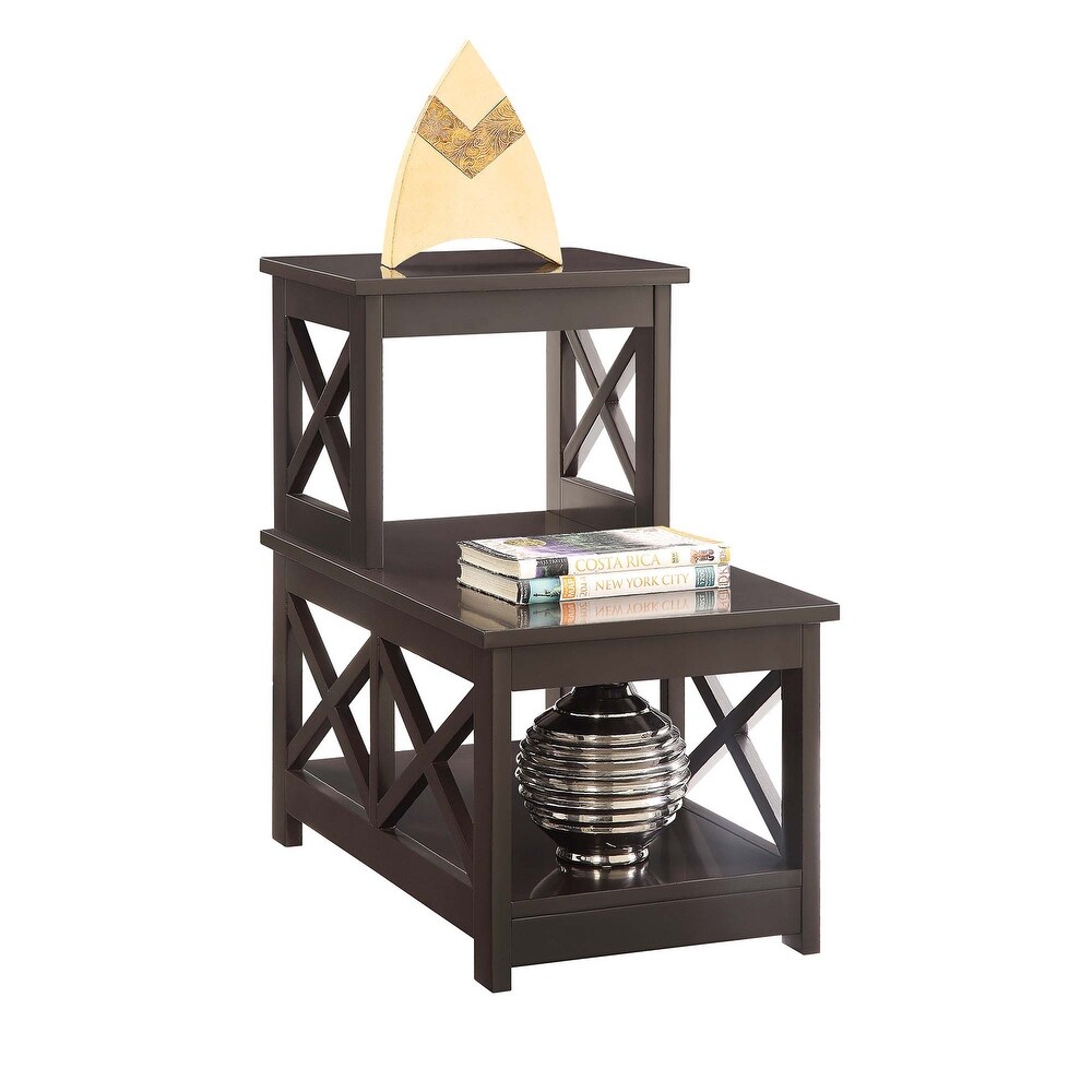 Convenience Concepts Oxford 2 Step Chairside End Table