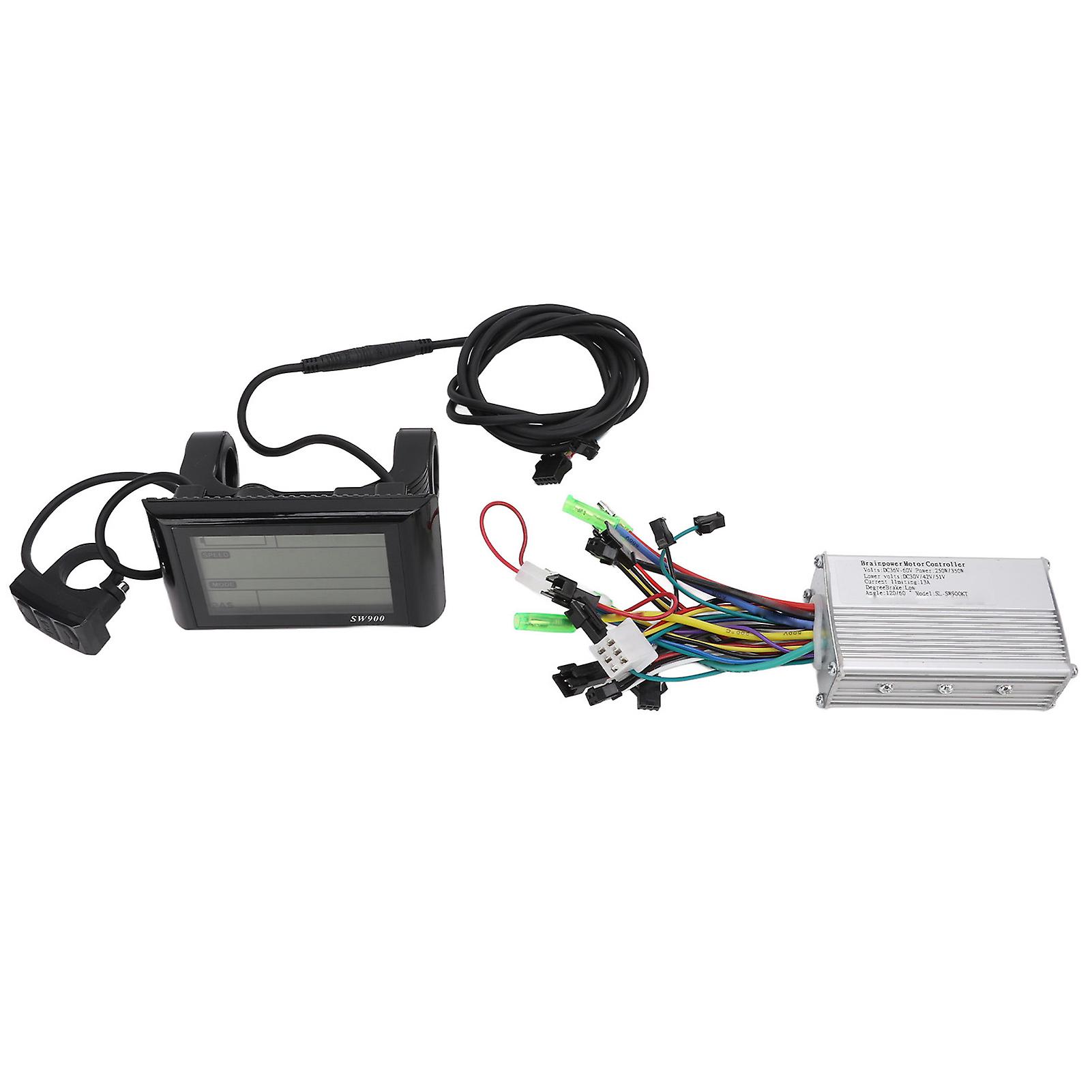 36v60v 250w/350w Brushless Motor Controller And Sw900 Lcd Display Kit For Electric Bicycle Scooter