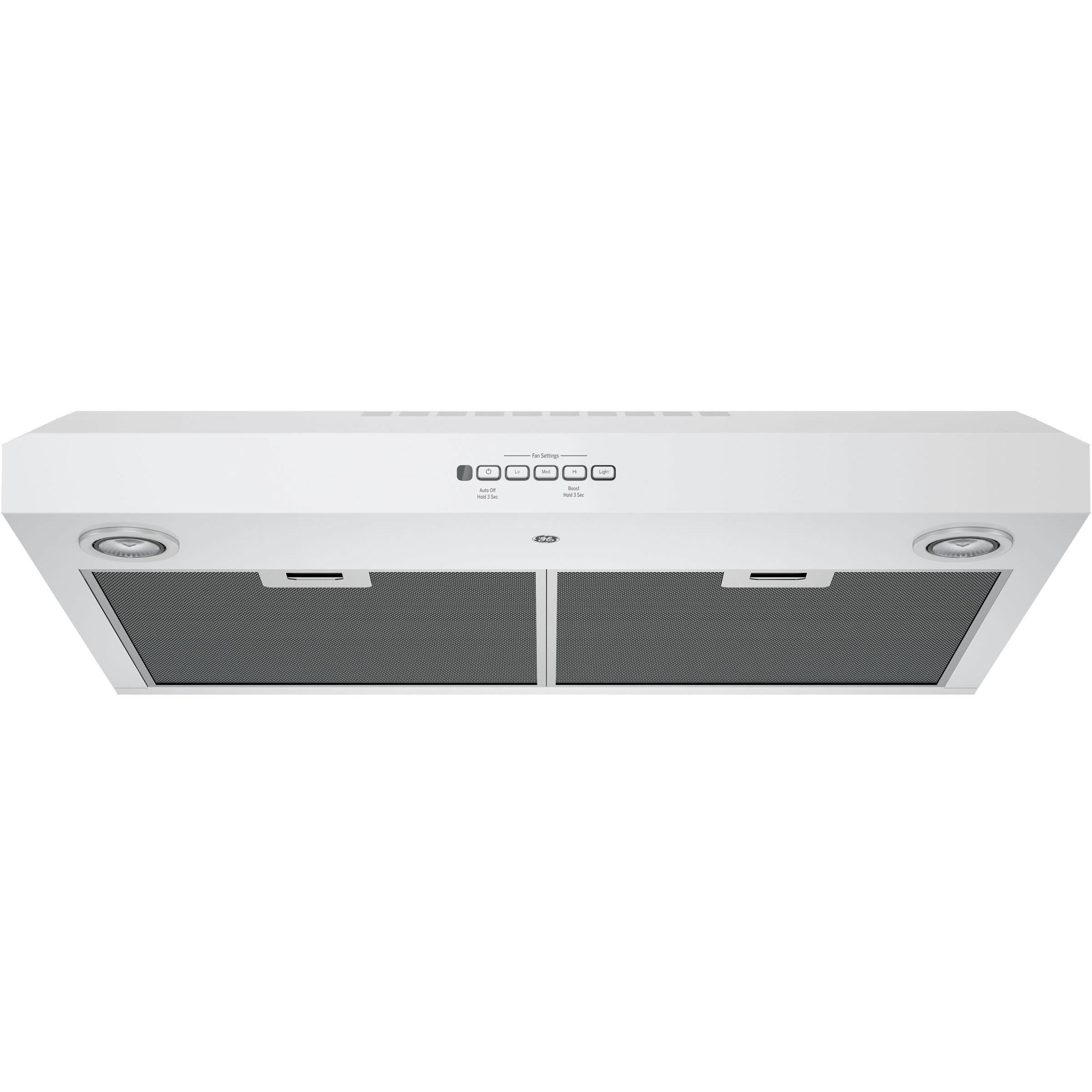 GE 30-Inch Under Cabinet Range Hood with 4 Speeds JVX5300DJWWC