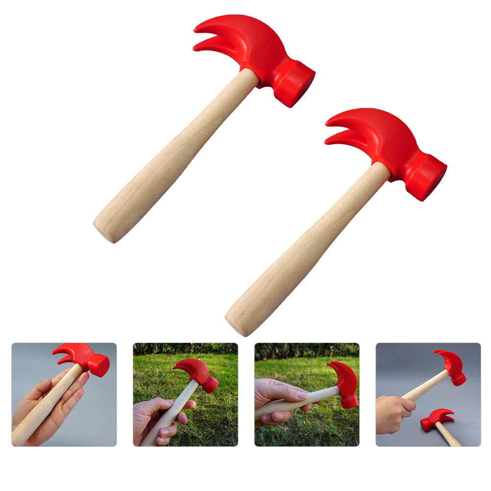 NUOLUX  Hammerkids Wooden Hammers HammerWood Toys Tools Mini Tool Small Hammers Toy Kid Simulation Educational Play Wooden