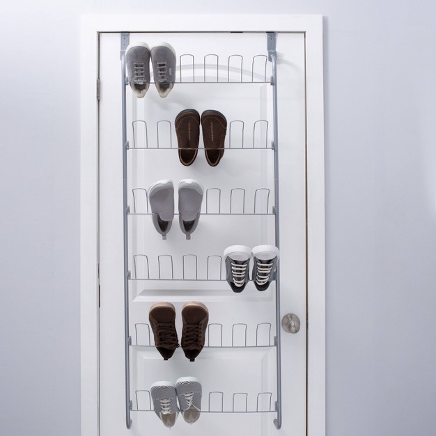 Organize It All Overdoor Wire Shoe Rack Basic Collection