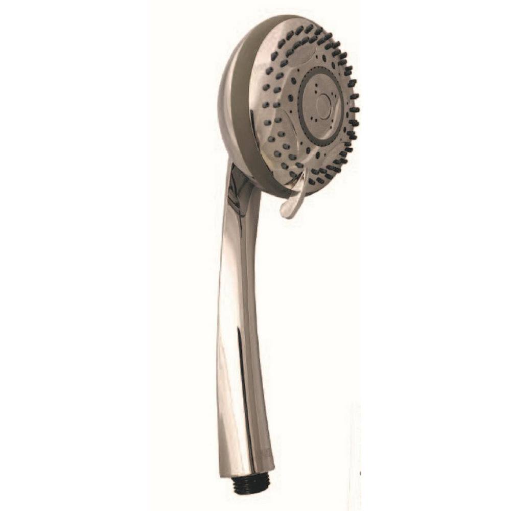 ARISTA 5-Spray Patterns 2.0 GPM 4 in. Wall Mount Single Handheld Shower Head in Brushed Nickel SH8453-BN