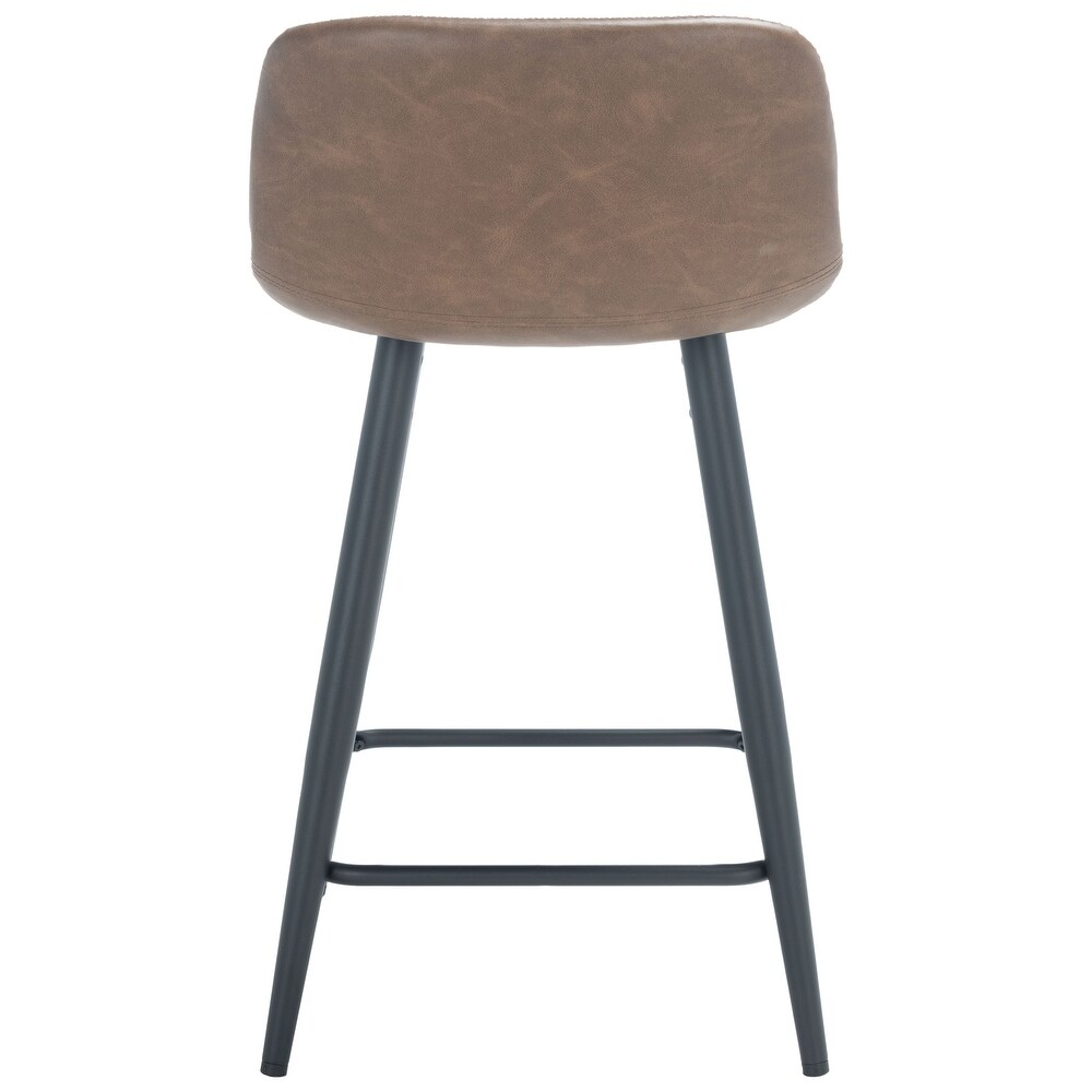 SAFAVIEH Asena 24 inch Faux Leather Counter Stool   19.7\