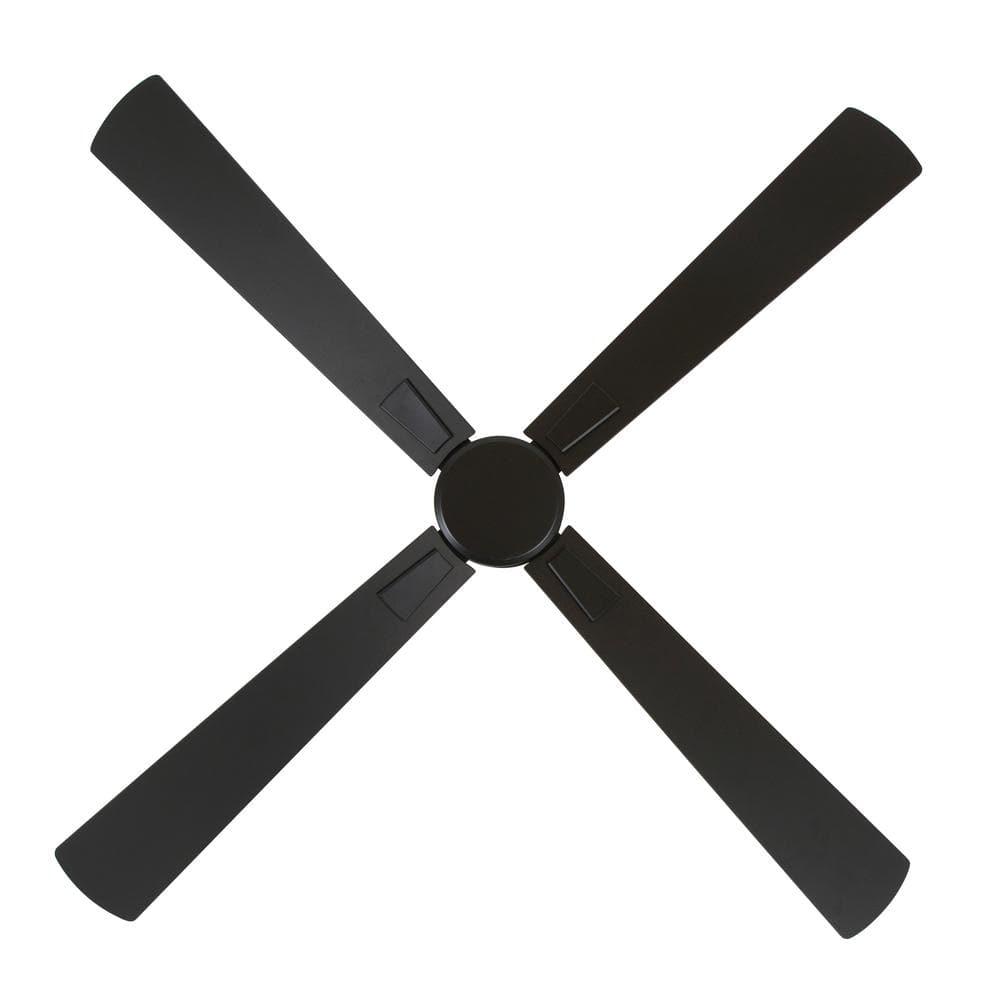 Lucci Air Climate 52 in Black DC Ceiling Fan with Remote Control