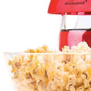 Brentwood Appliances 1200-Watt 196 oz. Red Hot-Air Popcorn Machine PC-490R