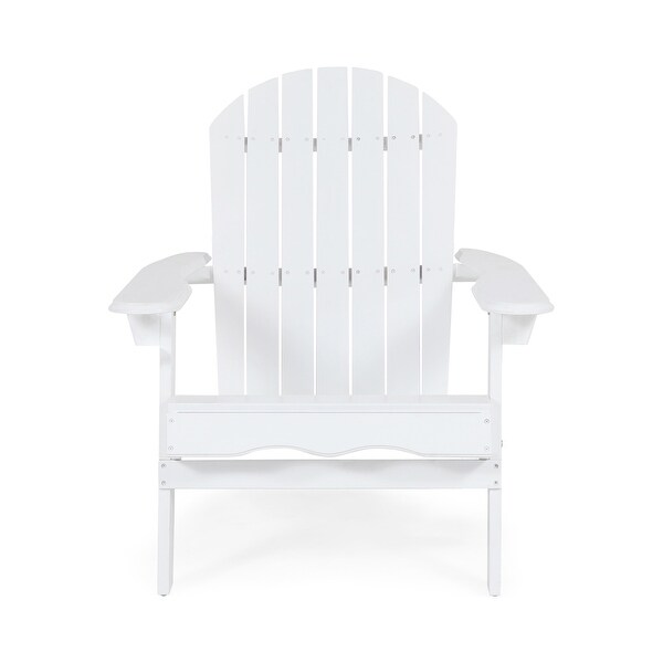 Hanlee Acacia Wood Folding Adirondack Chair by Christopher Knight Home