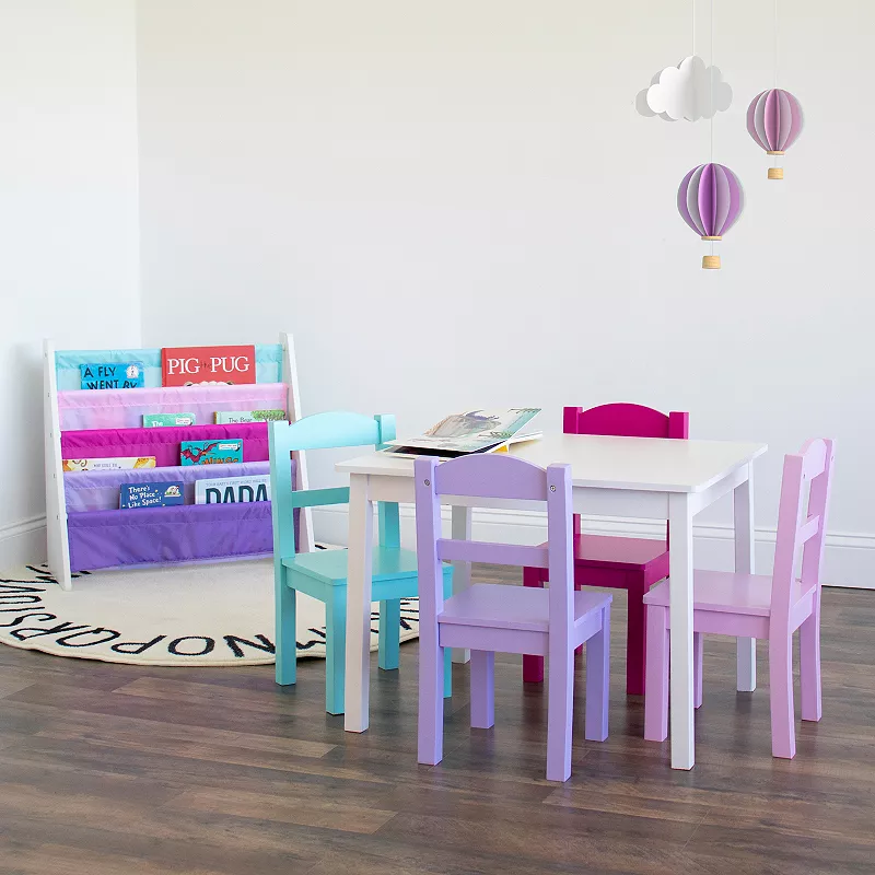 Humble Crew Wood Kids Table and 4 Chairs