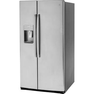 GE Profile Profile 25.3 cu. ft. Side by Side Refrigerator in Fingerprint Resistant Stainless Steel ENERGY STAR PSE25KYHFS