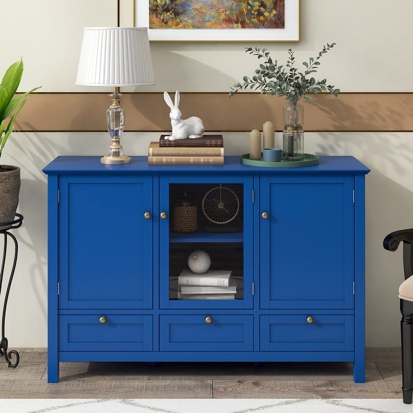 Modern Console Table/Sideboard With 2 Doors and 3 Drawers